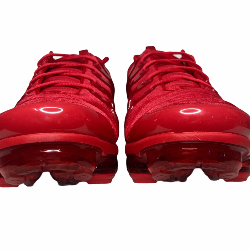 Nike Mens Vapormax Plus Triple Red Size 14 - Picture 4 of 9
